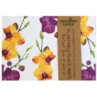 Growing Paper Orchid Place Mats